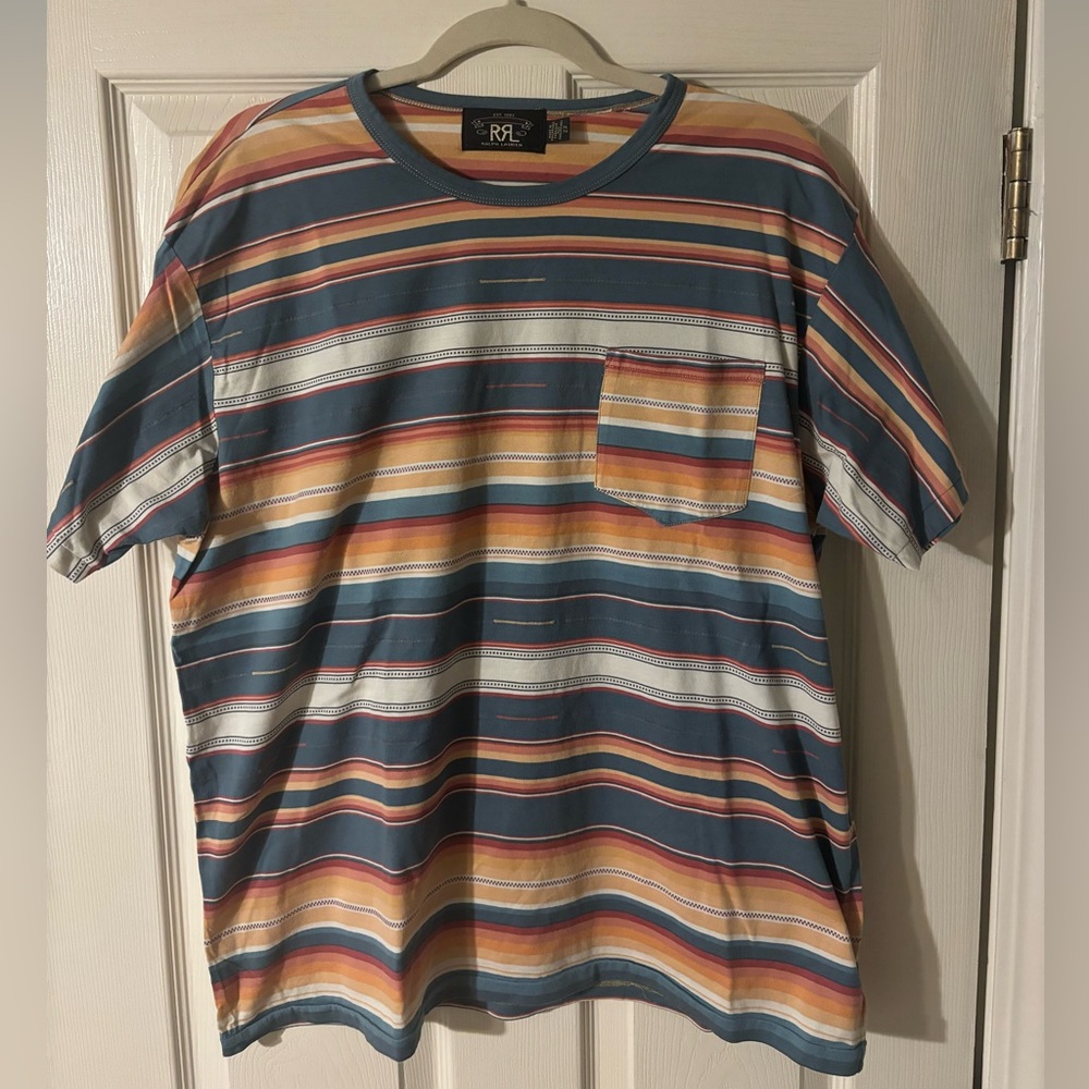 R&M Richards Multicolor Striped Men's Shirt